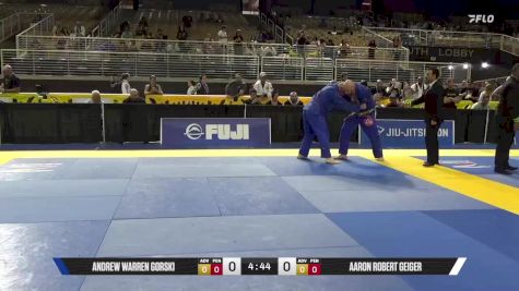 Aaron Robert Geiger vs Andrew Warren Gorski 2025 Pan Jiu Jitsu IBJJF Championship