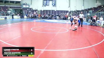 116 lbs Cons. Round 2 - Preston Bannister, Attica-Batavia Sr HS vs Conner Streeter, Tioga Sr HS