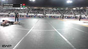 138 lbs Consi Of 8 #2 - Channing Dunn, Kingfisher YellowJackets vs Damian Nation, ANADARKO