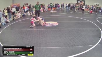 41 lbs Semifinal - Jackson Clinkscales, Palmetto State Wrestling Academy vs Beau Guerin, Ninety Six Wrestling