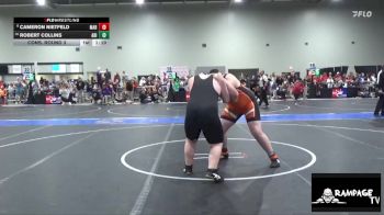 265 lbs Cons. Round 3 - Cameron Nietfeld, Marysville vs Robert Collins, Abilene