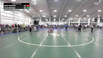 63 lbs Consi Of 8 #2 - Kathy Waldron, Falcons/Taunton vs Lylah Hoffman, Smitty's Wrestling Barn