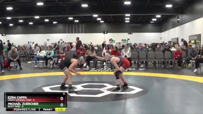 80 lbs Quarterfinals (8 Team) - Ezra Cappa, Legacy National Team vs Michael Zuercher, Beast Mode