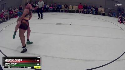 158 lbs Round 4 (8 Team) - Veronica Madrid, Kansas Pink Gecko vs Emma Hood, Kentucky
