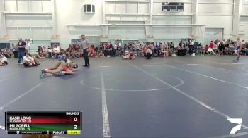 115 lbs Round 3 (6 Team) - MJ Gorell, 84 Athletes vs Kash Long, Glasgow WA
