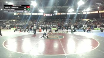 120 lbs Champ. Round 1 - Alexis Lujano, Hermiston Oregon vs Justus Peregrina, Coeur D Alene