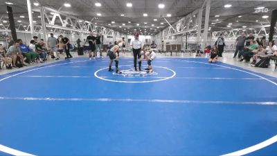 76 lbs Round 4 (6 Team) - Lyric Vieira, Ohio Gold vs Konnor Ibeh, The Outsiders