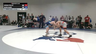 74 kg Cons. Rd Of 32 - Adrian Pellot, Boilermaker RTC vs Gavin Hawk, NJRTC