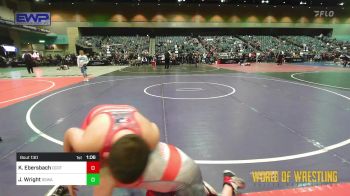 130 lbs 5th Place - King Ebersbach, OCRTC vs Jonah Wright, Silver State Wrestling Academy
