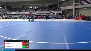 88 lbs Semis (4 Team) - Robert Riemann, LSH (LeSueur/Henderson) vs Bennet Oldre, Hutchinson