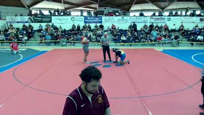 235 lbs 1st Place Match - Marrion Vega, Coolidge High School vs Liberty Bojorquez, Casa Grande Union High School