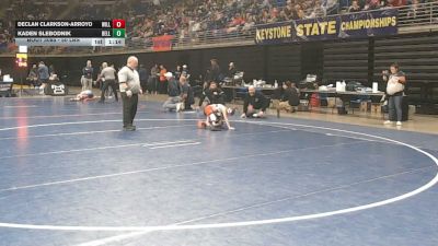 50 lbs Round Of 32 - Declan Clarkson-Arroyo, William Penn vs Kaden Slebodnik, Belle Vernon