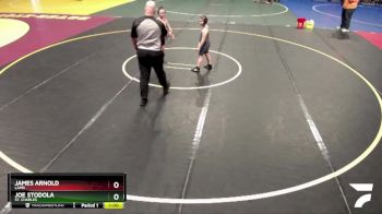 130 lbs Cons. Round 2 - Joe Stodola, St. Charles vs James Arnold, LAMR