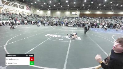 50 lbs Consi Of 8 #2 - Neo Nielson, Ruby Mountain WC vs Ismael Valdez, Klamath Basin Warriors