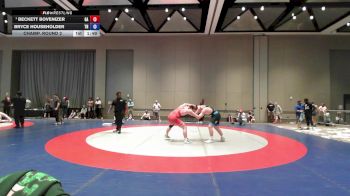 175 lbs Champ. Round 2 - Beckett Bovenizer, GA vs Bryce Householder, TN