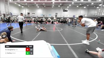 76 lbs Rr Rnd 1 - Brendan Dougherty, Kraken vs Zekial Soltau, Brawler Elite Red