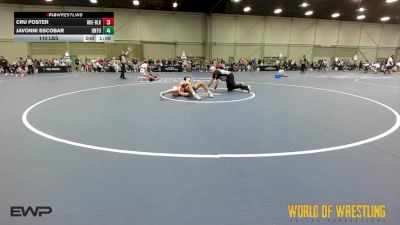 110 lbs Rr Rnd 3 - Cru Foster, OK Elite 14U Black vs Javonni Escobar, Untouchables 14U Purple