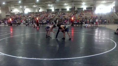 152 lbs Champ. Round 1 - Tyler Yarbrough, Rogue Cowboy Wrestling vs Gage Dawkins, Lawrence County Wrestling
