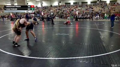 189 lbs Champ. Round 1 - Cole Fowler, Mcminn Tribe Wrestling vs Sebastian Prieto, Blackman Wrestling Club