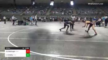 157 lbs Semifinal - Brandon Bollinger, North Idaho vs Isaiah Crosby, Iowa Western