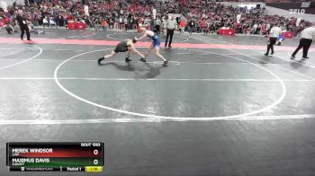 140 lbs Quarterfinal - Maximus Davis, Cadott vs Merek Windsor, LAW