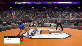 4A-145 lbs Champ. Round 1 - Timothy Duenow, Sheridan vs Cael Porter, Thunder Basin High School