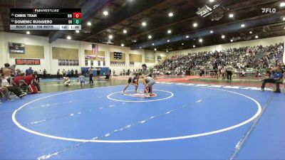 106 Boys Cons. Round 2 - Domenic Ruggiero, Del Norte vs Chris Tran, Mira Mesa