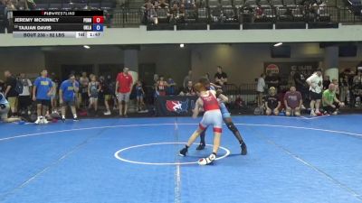 92 lbs Cons. Rd Of 16 - Jeremy McKinney, Pennsylvania vs Tajuan Davis, Oklahoma