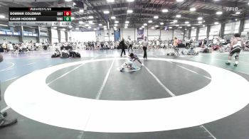 90 lbs Rr Rnd 3 - Dominik Coleman, Team Shutt Dethrone vs Caleb Hoosier, TNWC Black