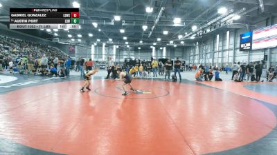 71 lbs Champ. Rd Of 32 - Gabriel Gonzalez, Lake Stevens Wrestling Club vs Austin Port, Lions Den Wrestling