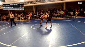 157 lbs Cons. Round 2 - Lucas Kral, Augustana (SD) vs Samuel Salinas, Colorado State University Club
