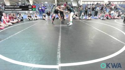150 lbs Rr Rnd 3 - Kaydence Lolar, Duncan Demon Wrestling vs Brooklyn Lambert, Prime Wrestling
