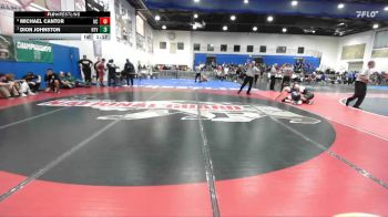 144 Boys Quarterfinal - Dion Johnston, Holtville vs Michael Cantor, University City