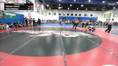 144 Boys Quarterfinal - Dion Johnston, Holtville vs Michael Cantor, University City