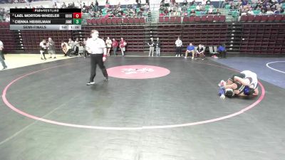 115 lbs Semifinal - Lael Morton-Wheeler, Goose Creek vs Cienna Heiselman, James F. Byrnes