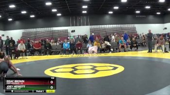 119 lbs Placement Matches (8 Team) - Joey Heskett, Beast Mode vs Issac Brown, Fort Hammers