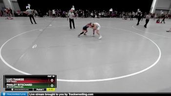 80-85 lbs Semifinal - Paisley Ritschard, RT Elite Wrestling vs Luci Tiankee, New Jersey