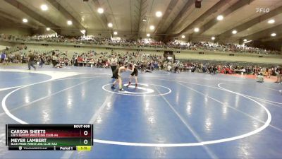 85 lbs Champ. Round 1 - Carson Sheets, Lee`s Summit Wrestling Club-AA vs Meyer Lambert, Blue Pride Wrestling Club-AAA