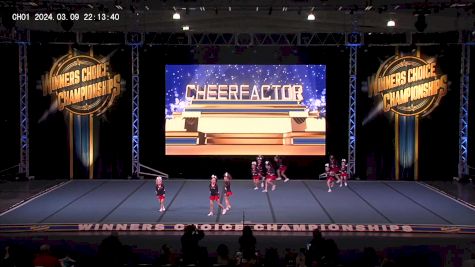 CheerFactor - Day 1 [2024 Wonder Level 1.1 Mini-A D1 Wonder] 2024 Winner's Choice Championships - Mohegan Sun