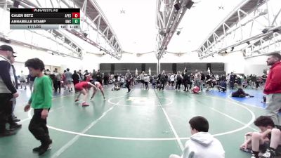 111 lbs Rr Rnd 1 - Calen Betz, Apex ES vs Annabelle Stamp, DoughBoys ES