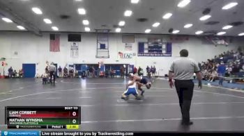 165 lbs Semifinal - Liam Corbett, Dubuque vs Nathan Wynsma, Wisconsin-Platteville