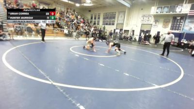 120 lbs 1st Place Match - Uriah Correa, Servite vs Hunter Jauregui, Fountain Valley