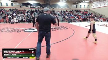 108 lbs Round 1 - Everett Kiser, Port Angeles Wrestling Club vs Christopher Morales, Ascend Wrestling Academy
