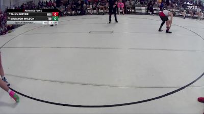 116 lbs Quarterfinal - Braxton Wilson, The Best Wrestler vs Talyn Meyer, Randolph