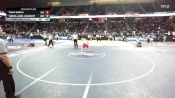 II-131 lbs Cons. Round 5 - Evan Sheils, Lansing vs Abdul-Jamil Zaggout, Unatego-Unadilla Valley Franklin