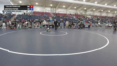 53 lbs 1st Place Match - Callan Gonzales, Champions Wrestling Club vs Greyson Potter, Green River Grapplers