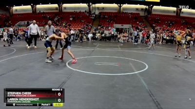 96 lbs Round 3 - Stephen Cheek, Elevate Wrestling Academy vs Larkin Hendershot, Parkersburg Cougars