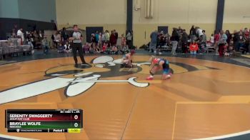 65 lbs Round 3 - Serenity Swaggerty, Jesup Mat Club vs Braylee Wolfe, Nekoosa