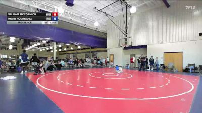 100 lbs 3rd Place - William McCormick, Morris Fitness Wrestling Club vs Kevin Rodriguez, Forsyth Central Wrestling