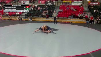 125 lbs Cons. Semi - Guy Clevenger, Central Oklahoma vs Kaden Spragis, Central Oklahoma